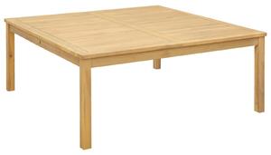 VidaXL Dohányzóasztal Világos akác 110 x 110 x 45 cm Tömör Akácfa