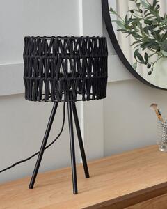 Fekete fém asztali lámpa 48 cm CULEBRA