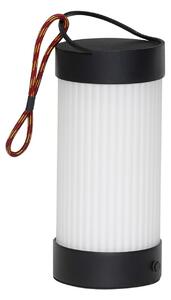 Kültéri Lámpa Hübsch, Camp, dimmable, Fekete, Terasz, Üveg
