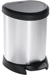 Curver Decobin hulladékgyűjtő 5 l, ezüst