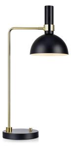 Markslöjd Larry asztali lámpa 1x60 W fekete-arany 106973