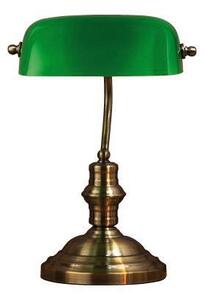 Markslöjd Bankers asztali lámpa 1x40 W patina-zöld 105931