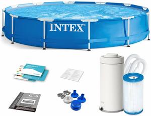 Intex Metal Frame Fémvázas medence vízforgatóval 366x76cm (28212NP)