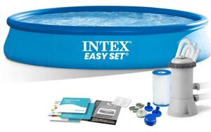 Intex EasySet 457x84cm Puhafalú medence vízforgatóval (28158NP)