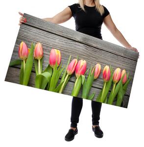 Wallplex falburkoló konyhapanel Tulipánok (Méret: Közepes 60x180)