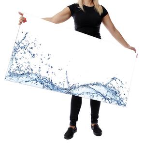 Wallplex falburkoló konyhapanel Water splash (Méret: Kicsi 60x120)