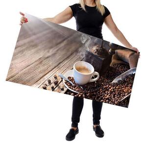 Wallplex falburkoló konyhapanel Kávé (Méret: Kicsi 60x120)