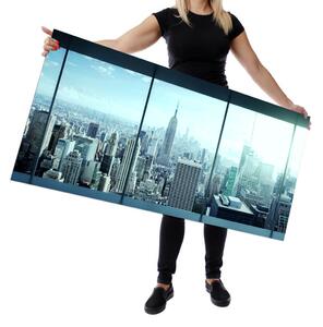 Wallplex falburkoló konyhapanel Városi Kilátás (Méret: Kicsi 60x120)