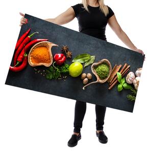 Wallplex falburkoló konyhapanel Zöldfűszerek (Méret: Kicsi 60x120)