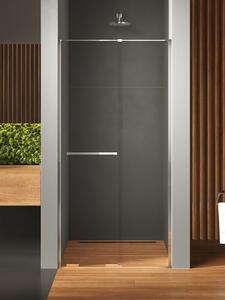 New Trendy Smart zuhanyajtók 100 cm tolható króm fényes/átlátszó üveg EXK-6577