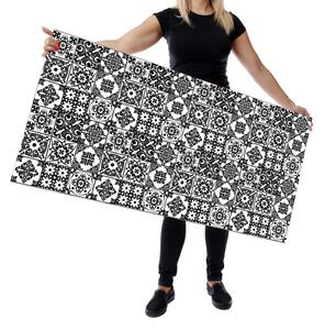Wallplex falburkoló konyhapanel Fekete mozaik (Méret: Kicsi 60x120)