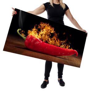 Wallplex falburkoló konyhapanel Chili (Méret: Kicsi 60x120)