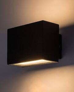Rabalux Mataro kültéri fali lámpa 1x7 W fekete 77073