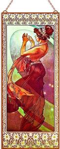 Alfons Mucha - Étoile polaire üvegkép, falikép
