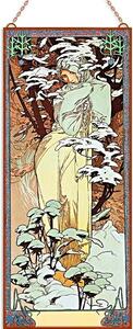 Alfons Mucha - Tél (2) üvegkép, falikép