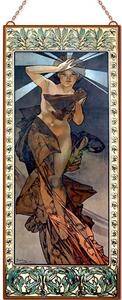 Alfons Mucha - Étoile du Matin üvegkép, falikép