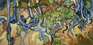 Vincent van Gogh - Reprodukció Tree roots, 1890, (40 x 20 cm)