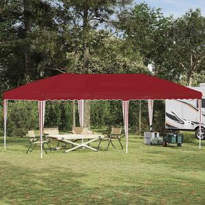 VidaXL Parti sátor 575 x 290 x 245 cm Burgundi