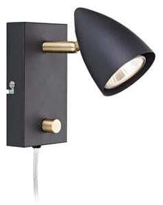 Markslöjd Ciro oldalfali lámpa 1x35 W fekete-arany 106318