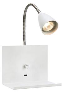 Markslöjd Logi oldalfali lámpa 1x7 W fehér 107140