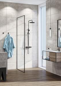 Kludi Dual Shower System zuhany készlet fal termosztáttal Igen fekete 6808239-00