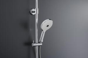 Duravit Shower Systems zuhany készlet fal termosztáttal króm-fehér TH4382008005