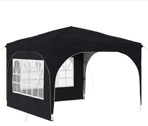 VidaXL Parti sátor 290 x 290 x 245 cm Antracit