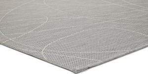 Hibis Line szürke kültéri szőnyeg, 160 x 230 cm - Universal