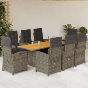 VidaXL Polyrattan Kerti Étkezőgarnitúra - 8 Fős