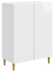 VidaXL Széf Magasfényű Fehér 66 x 34,5 x 90 cm Szerelt Fa