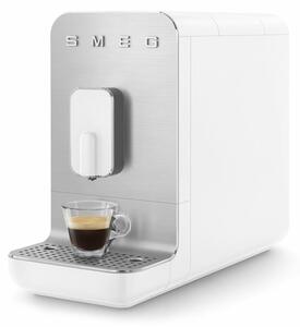 SMEG AUTOMATA KÁVÉGÉP, Basic, szálcsiszoltalumínium front, fehér