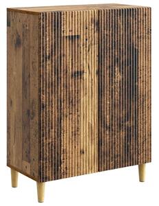 VidaXL Széf Antik Fa 66 x 34,5 x 90 cm Szerelt Fa