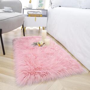 Fluffy rózsaszín szőnyeg 50cm * 80 cm SH-06