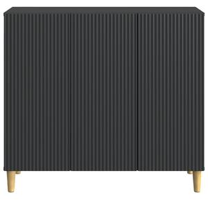VidaXL Széf Fekete 89 x 34,5 x 80 cm Szerelt Fa