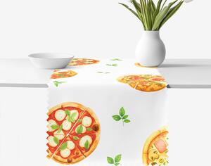 Goldea teflonbevonatú asztali futó - ízletes pizza 50x140 cm