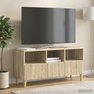 VidaXL TV szekrény fiókkal Sonoma Tölgy 102 x 34,5 x 50 cm Szerelt Fa