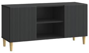 VidaXL TV szekrény Fekete 102 x 34,5 x 50 cm Szerelt Fa