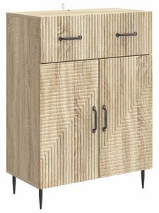 VidaXL Széf Sonoma Tölgy 66 x 34,5 x 89,5 cm Szerelt Fa
