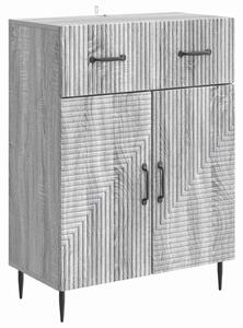 VidaXL Széf Szürke Sonoma 66 x 34,5 x 89,5 cm Szerelt Fa
