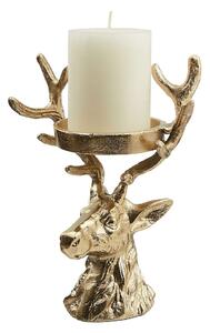 OH MY DEER gyertyatartó, arany 21cm