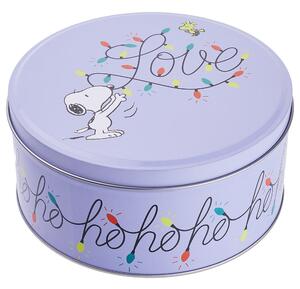 PEANUTS fém tárolódoboz, Snoopy Love Ø16,7 cm