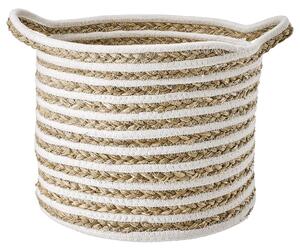 COTTON BRAID kosár csíkos, Ø 26cm