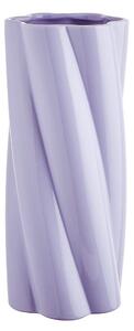 TWIST váza, világos lila 30cm