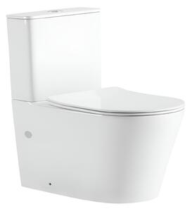 Viva ES AVVA monoblokk WC - perem nélküli - WC ülőkével komplett - mély öblítésű