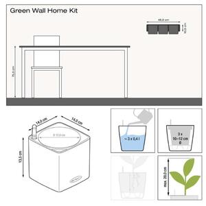 LECHUZA Green Wall Home Kit 3 db pala virágtartó