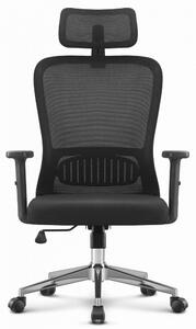 Fekete ergonomikus irodai szövet szék HC-1022