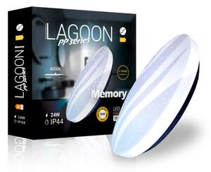 Lagoon Memory 24W-os ø390mm kerek natúr fehér mennyezeti lámpa IP44