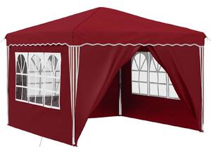 VidaXL Parti sátor 288 x 288 x 245 cm Burgundi Oxford Szövet