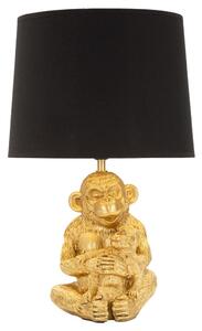 Asztali lámpa 30x50 cm, majom, arany fekete - JE PENSE