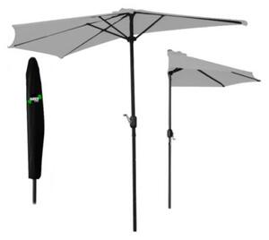 Napernyő erkélyre 270 cm szürke